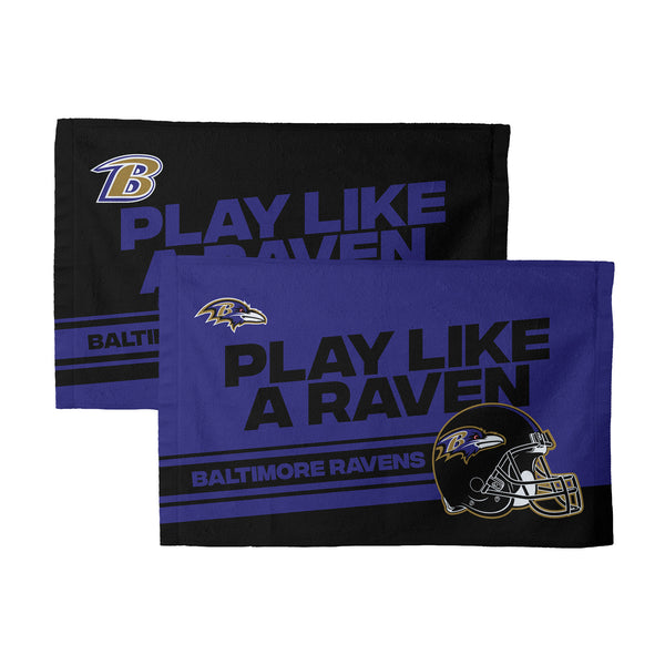 NFL Baltimore Ravens Play Action Fan Towel 2 Pack 16 x 25 Inches