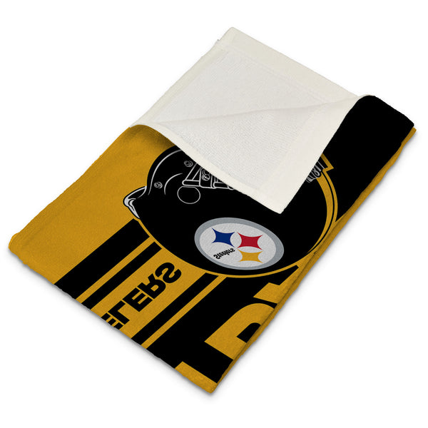 NFL Pittsburgh Steelers Play Action Fan Towel 2 Pack 16 x 25 Inches