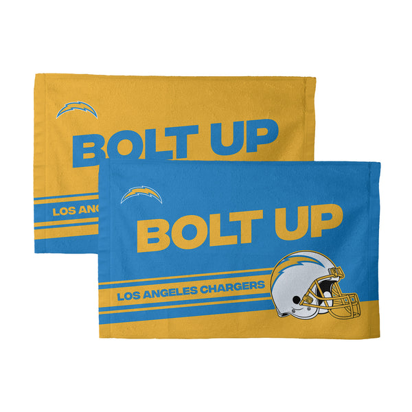 NFL LA Chargers Play Action Fan Towel 2 Pack 16 x 25 Inches
