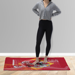 Kansas City Chiefs NFL Wavelength Washable Rug 20X32 Inches