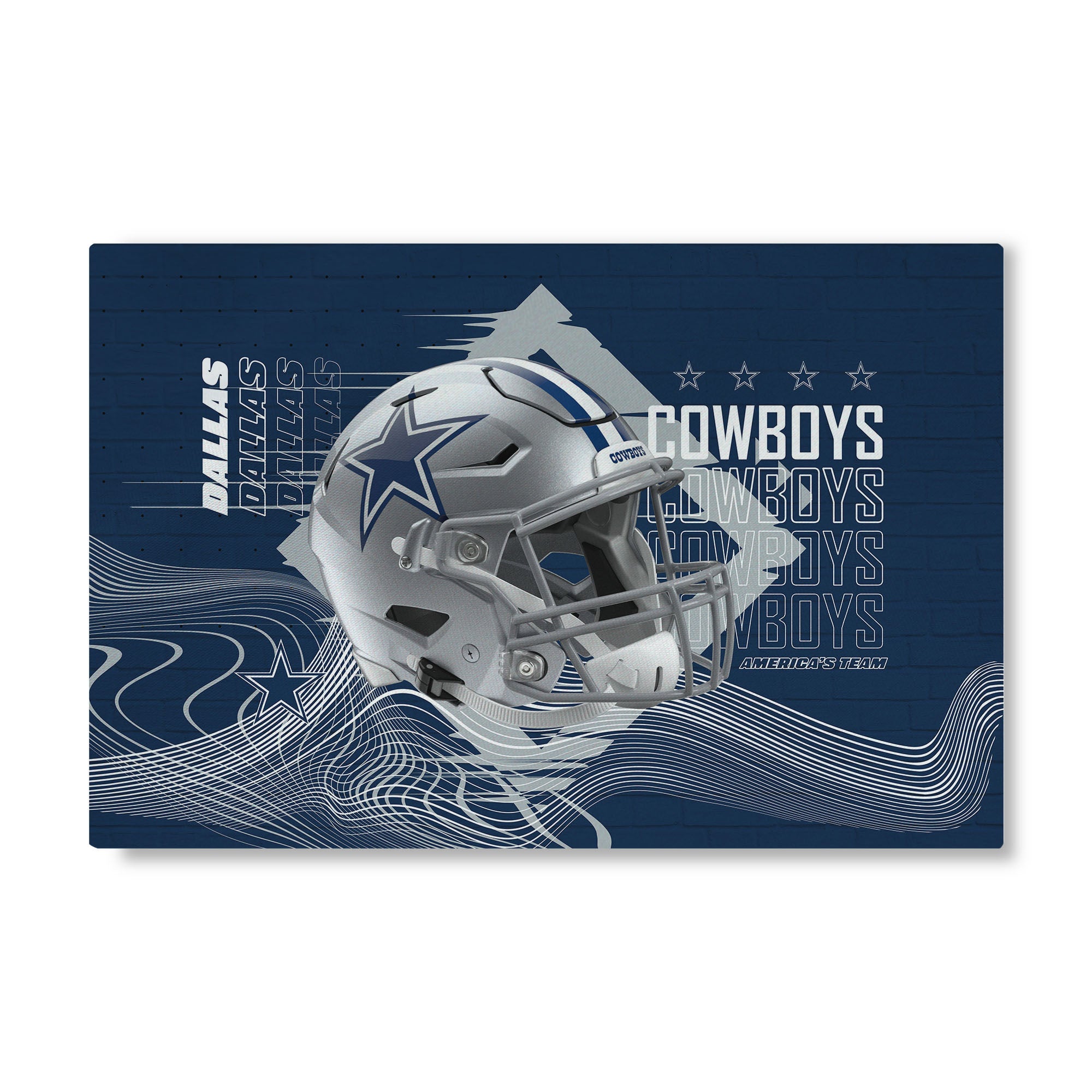 Dallas Cowboys NFL Wavelength Washable Rug 20X32 Inches