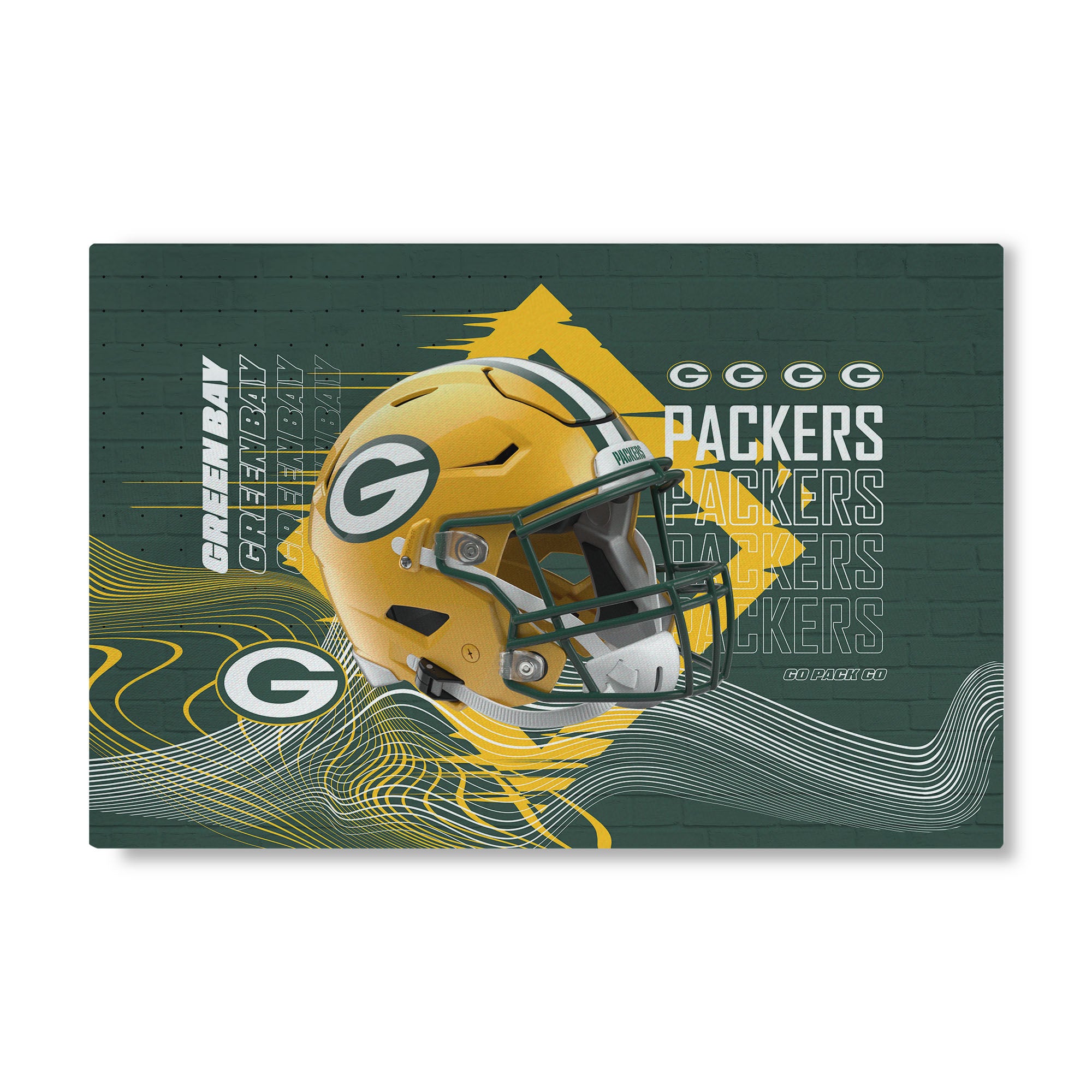 Green Bay Packers NFL Wavelength Washable Rug 20X32 Inches