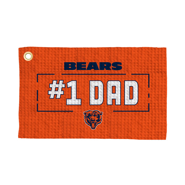 Chicago Bears #1 Dad Waffle Golf Towel