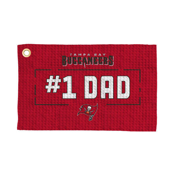 Tampa Bay Buccaneers #1 Dad Waffle Golf Towel