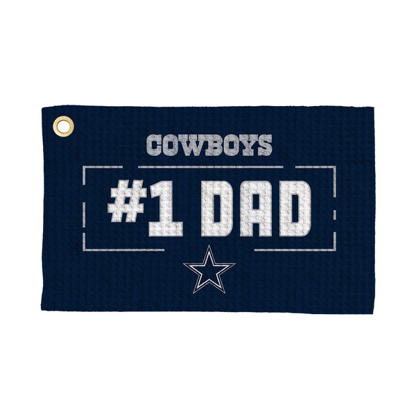 Dallas Cowboys #1 Dad Waffle Golf Towel