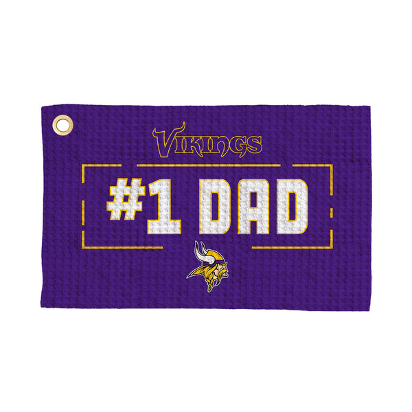 Minnesota Vikings #1 Dad Waffle Golf Towel