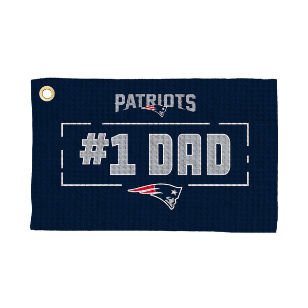 New England Patriots #1 Dad Waffle Golf Towel