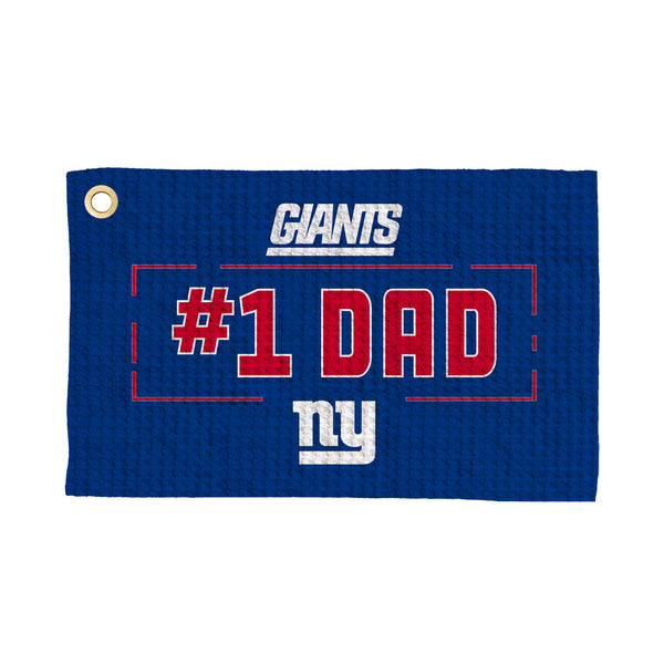 New York Giants #1 Dad Waffle Golf Towel