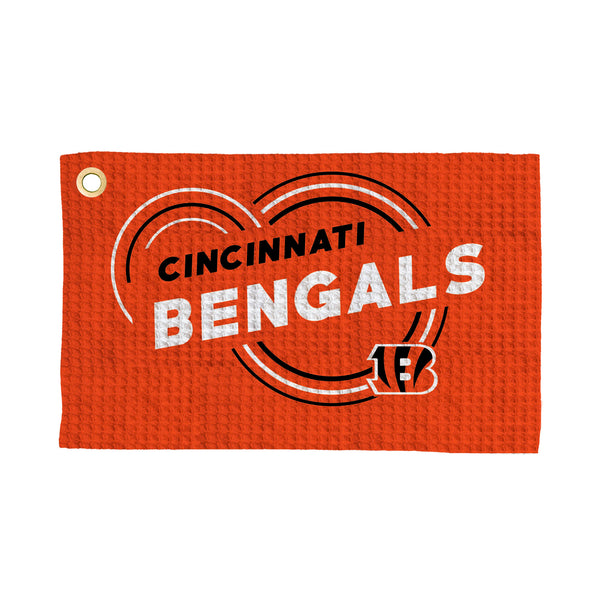 Cincinnati Bengals NFL Droplets Waffle Fan Towel 16x25 inches