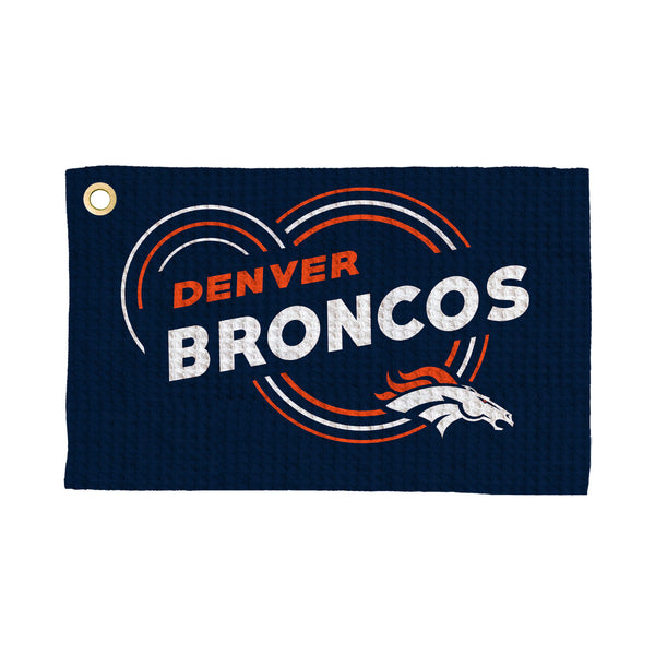 Denver Broncos NFL Droplets Waffle Fan Towel 16x25 inches