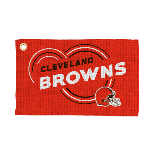 Cleveland Browns NFL Droplets Waffle Fan Towel 16x25 inches
