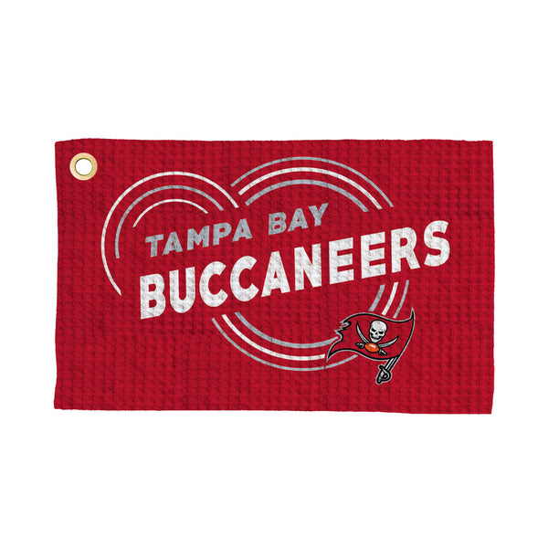 Tampa Bay Buccaneers NFL Droplets Waffle Fan Towel 16x25 inches