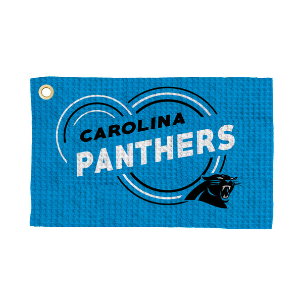 Carolina Panthers NFL Droplets Waffle Fan Towel 16x25 inches