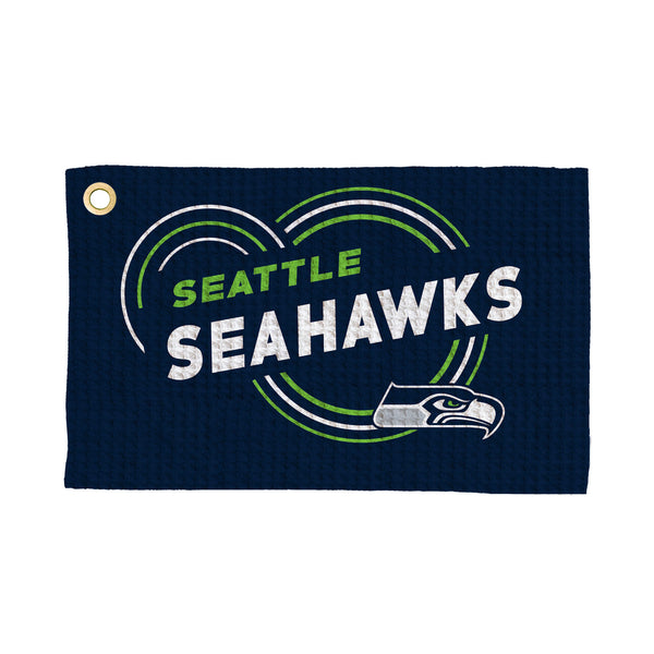 Seattle Seahawks NFL Droplets Waffle Fan Towel 16x25 inches
