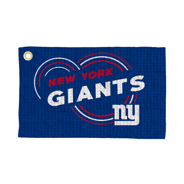 New York Giants NFL Droplets Waffle Fan Towel 16x25 inches