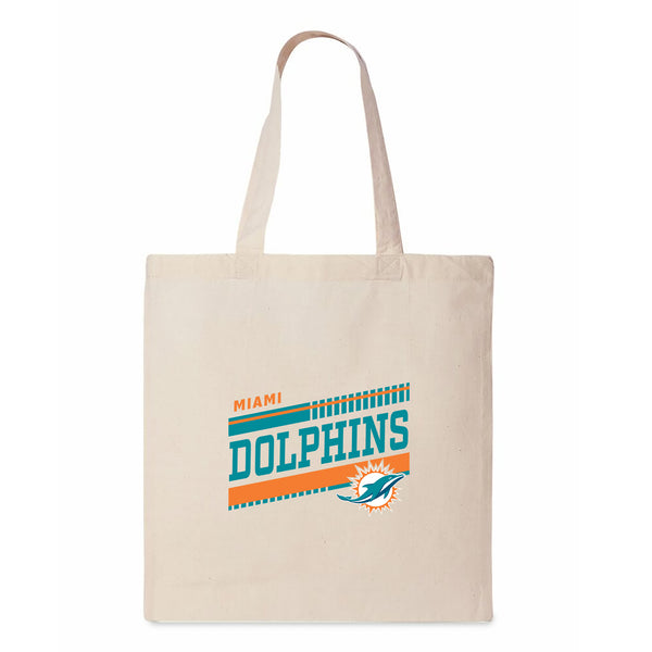 Miami Dolphins NFL Tracks Tote Bag