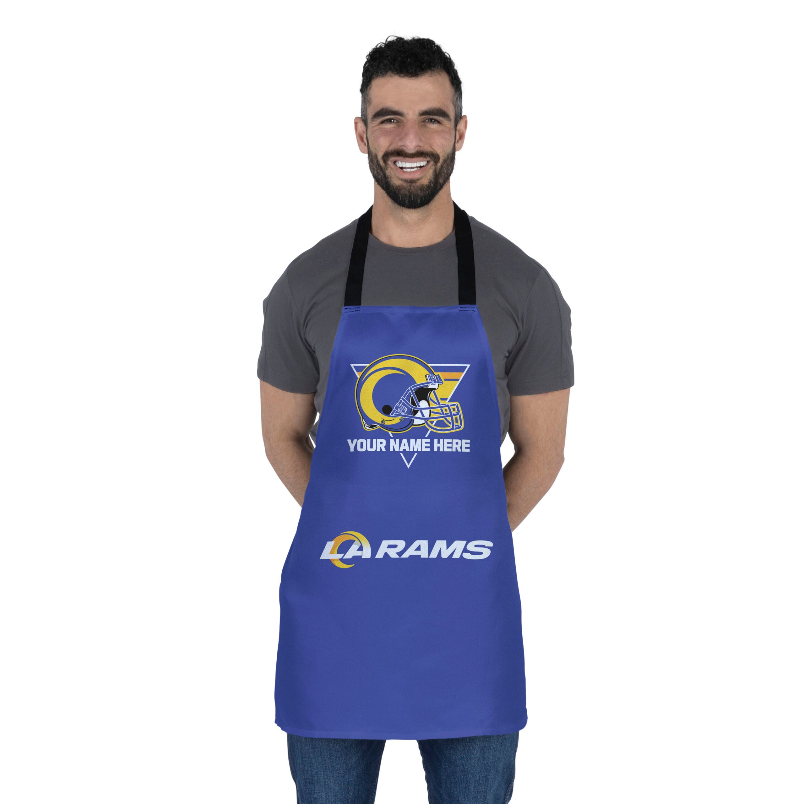 NFL Los Angeles Rams Personalized Apron 24 x 28 Inches