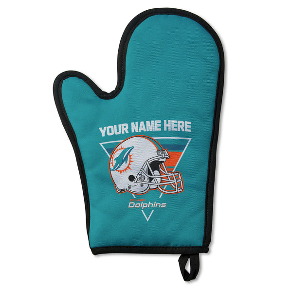 NFL Miami Dolphins Personalized BBQ Mitt 8 x 12 Inches