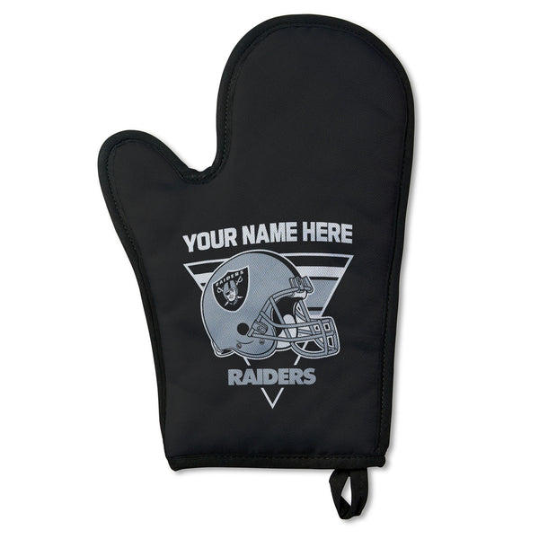 NFL Las Vegas Raiders Personalized BBQ Mitt 8 x 12 Inches