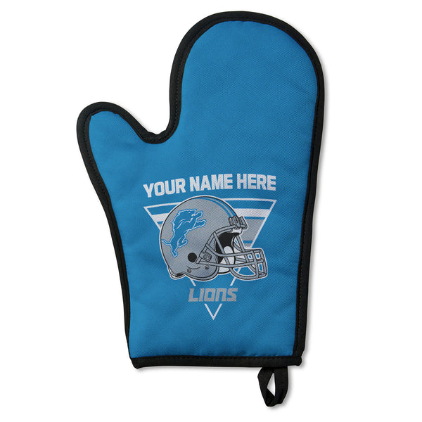 NFL Detroit Lions Personalized BBQ Mitt 8 x 12 Inches