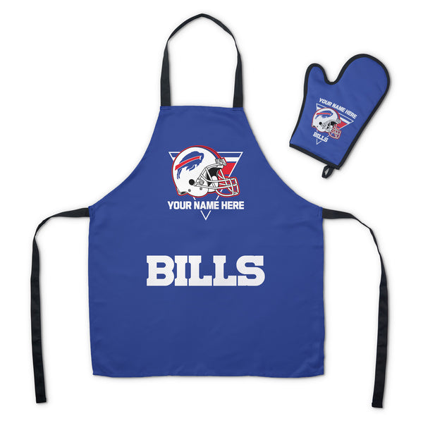 NFL Buffalo Bills Personalized Apron BBQ Mitt Set