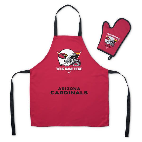 NFL Arizona Cardinals Personalized Apron BBQ Mitt Set