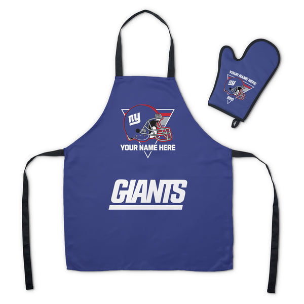 NFL New York Giants Personalized Apron BBQ Mitt Set