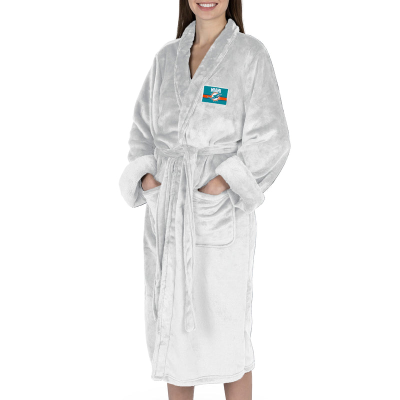 Miami Dolphins NFL Rollout Silk Touch Robe Small/Medium