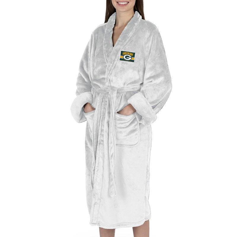 Green Bay Packers NFL Rollout Silk Touch Robe Small/Medium