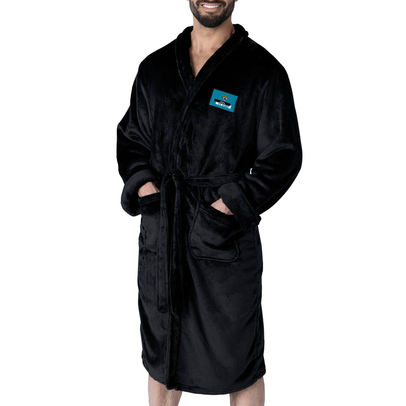 Jacksonville Jaguars #1 Dad Silk Touch Robe L/XL Black
