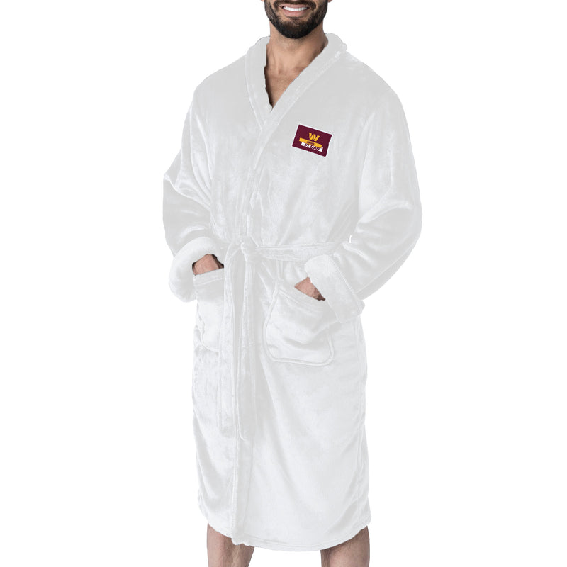 Washington Commanders #1 Dad Silk Touch Robe L/XL White