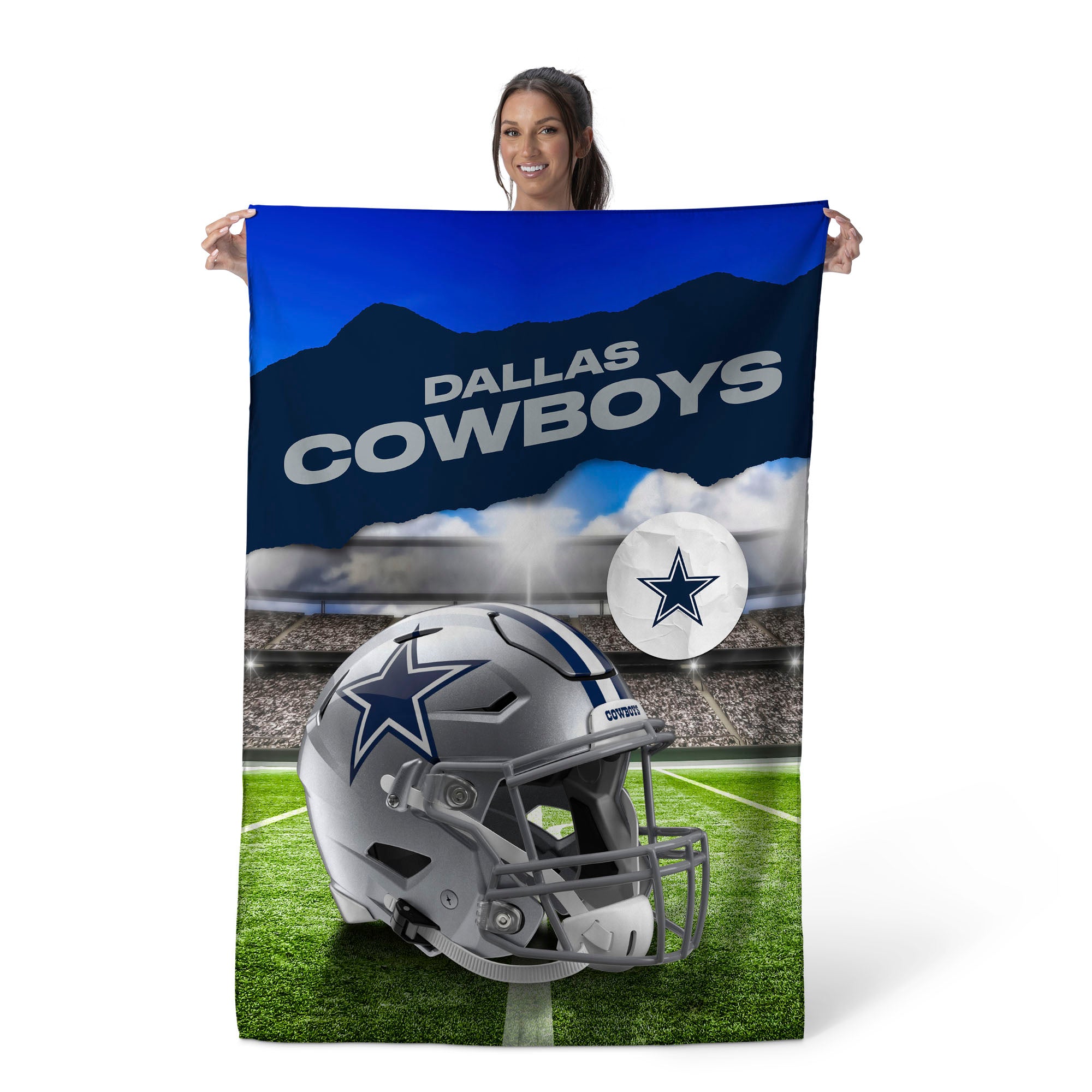 Dallas Cowboys NFL Midfield Wall Hanging Tapestry 40 x 57 inches