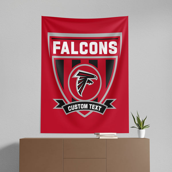 NFL Atlanta Falcons Allegiance Personalized Wall Hanging 50x60 Inches