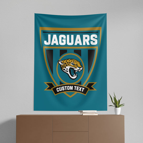 NFL Jacksonville Jaguars Allegiance Personalized Wall Hanging 50x60 Inches