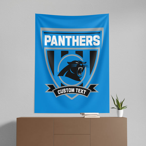 NFL Carolina Panthers Allegiance Personalized Wall Hanging 50x60 Inches