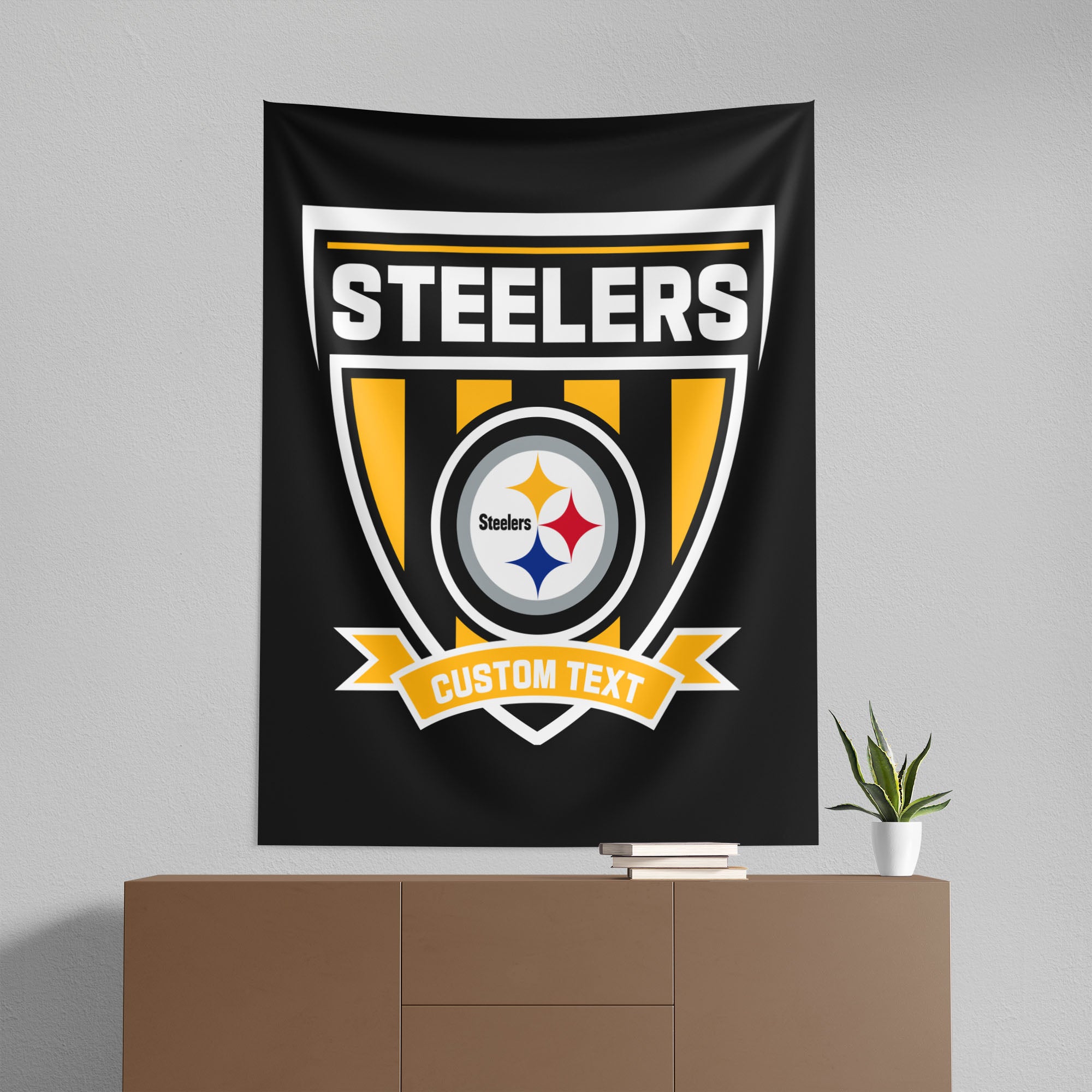 Custom Pittsburgh Steelers Logo Painting Original canvas top Artwork