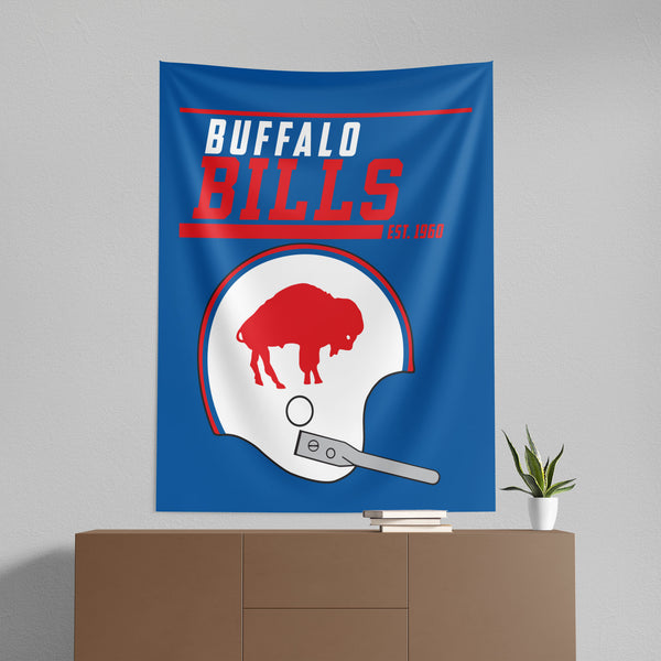 Buffalo Bills NFL 40 YD Dash Legacy Wall Hanging 50x60 Inches