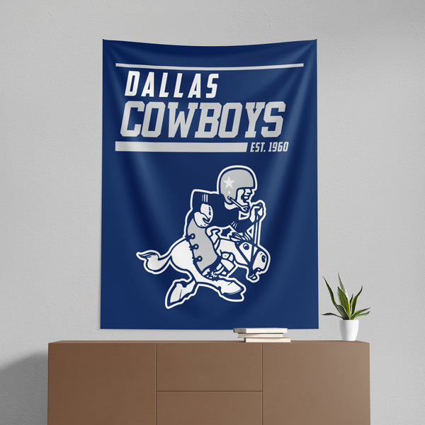 Dallas Cowboys NFL 40 YD Dash Legacy Wall Hanging 50x60 Inches