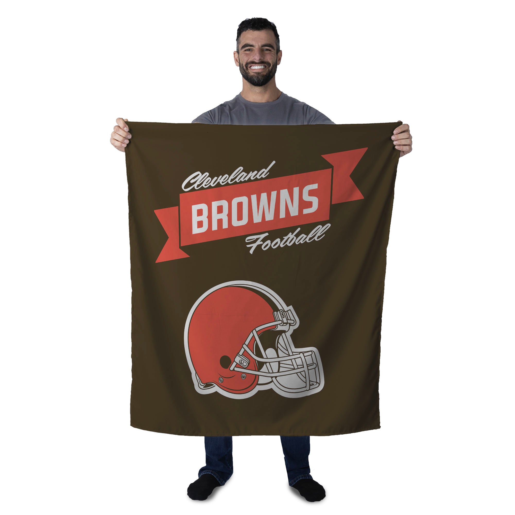 NFL Cleveland Browns Premium Wall Hanging 34 x 40 Inches