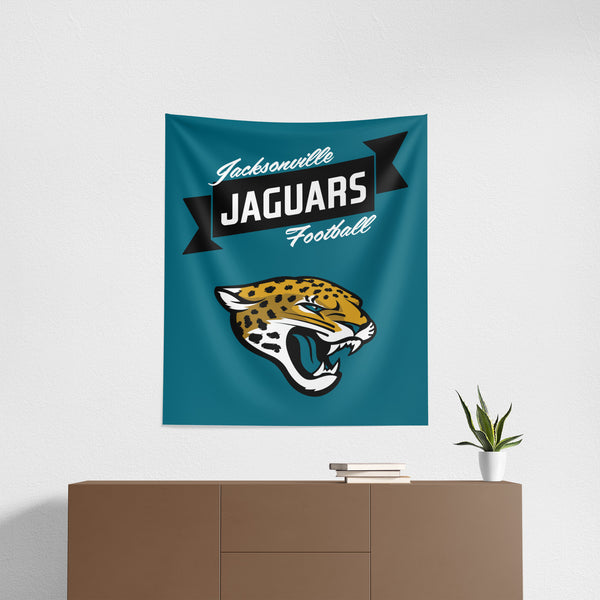 NFL Jacksonville Jaguars Premium Wall Hanging 34 x 40 Inches