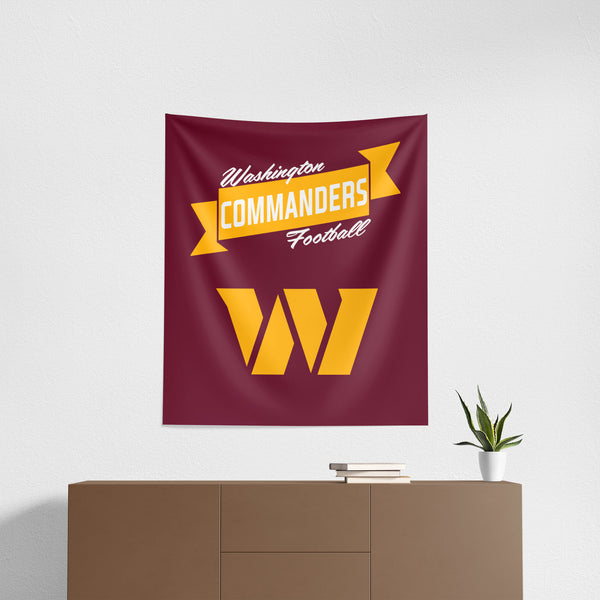 NFL Washington Commanders Premium Wall Hanging 34 x 40 Inches