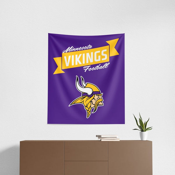 NFL Minnesota Vikings Premium Wall Hanging 34 x 40 Inches