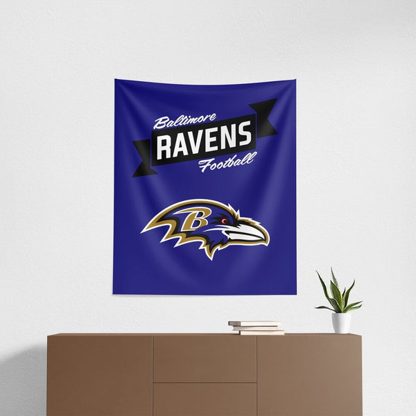 NFL Baltimore Ravens Premium Wall Hanging 34 x 40 Inches