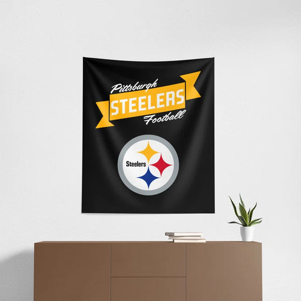 NFL Pittsburgh Steelers Premium Wall Hanging 34 x 40 Inches