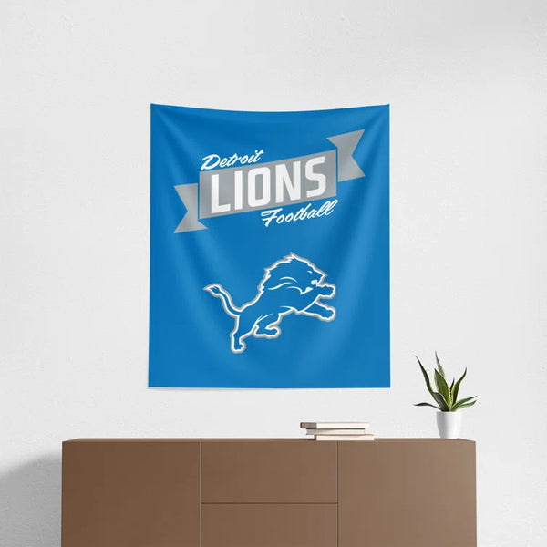 NFL Detroit Lions Premium Wall Hanging 34 x 40 Inches