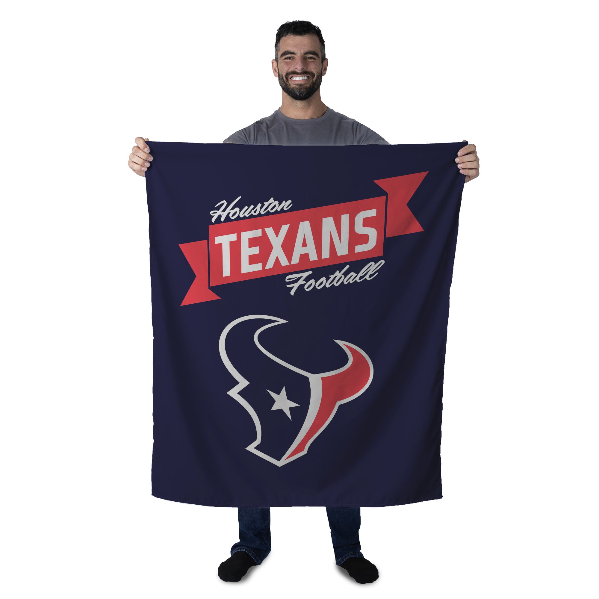 NFL Houston Texans Premium Wall Hanging 34 x 40 Inches