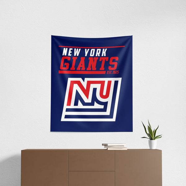 NFL New York Giants 40 YD Dash Legacy Wall Hanging 34x40 Inches