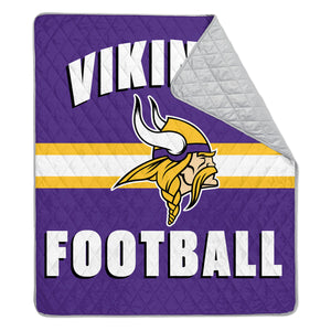 NFL Minnesota Vikings Strip Sack Outdoor Blanket 60x70 inches