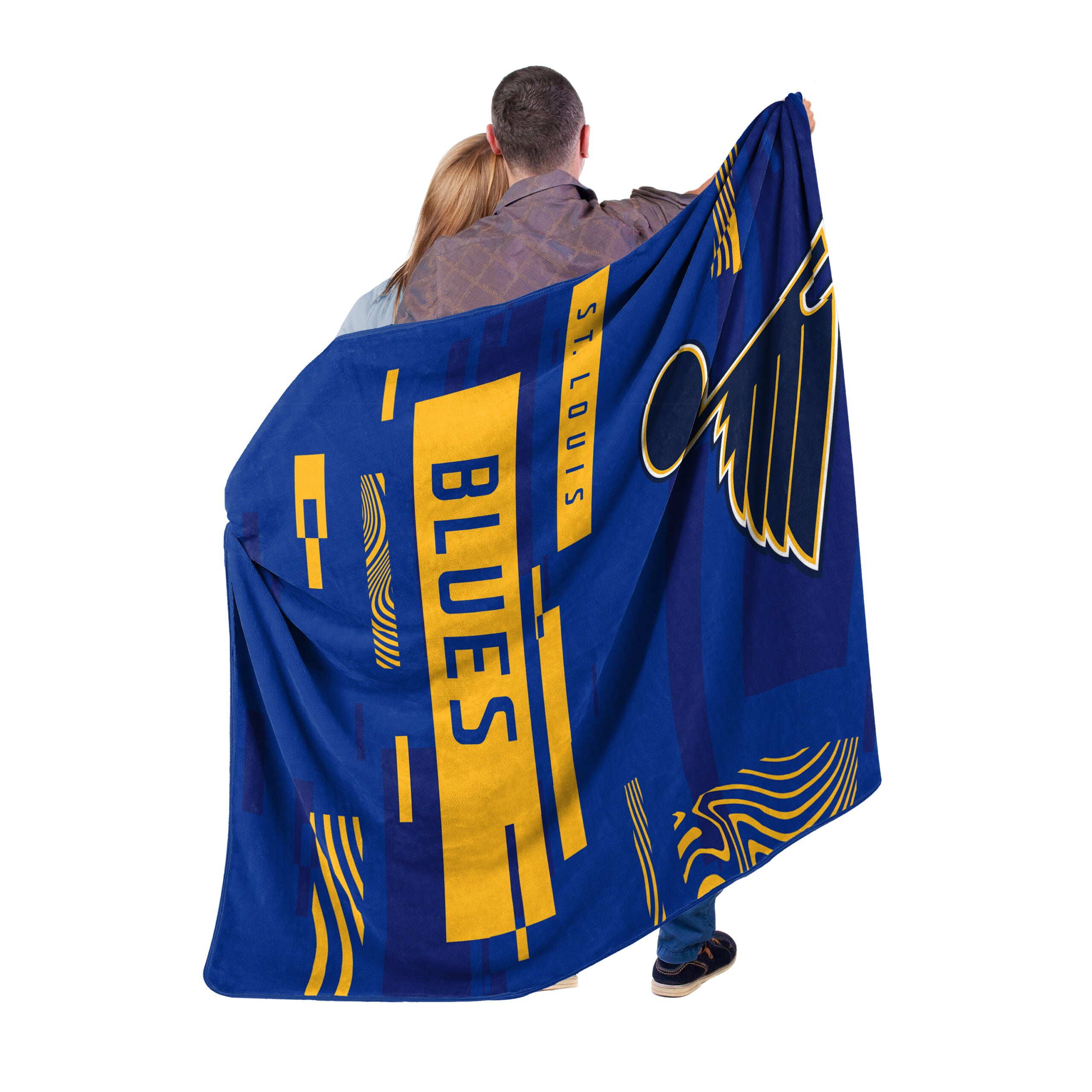 NHL St. Louis Blues Digitize Raschel Throw Blanket 60x80Inches