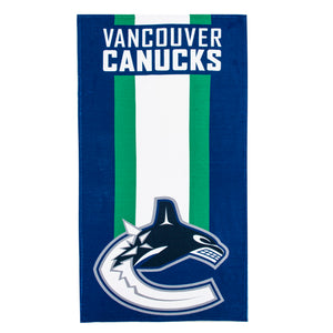 NHL Vancouver Canucks Zone Read Beach Towel 30x60 inches